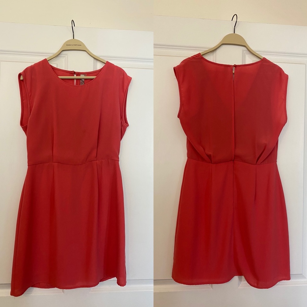 Cap Sleeve Pink Dress